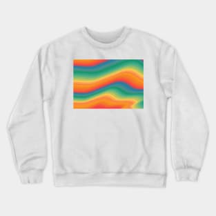 Retro colors and curves Crewneck Sweatshirt